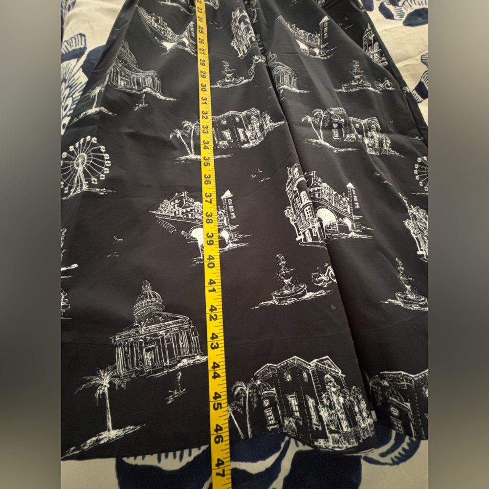 Maje Black and White Printed Dress - Picture 8 of 10